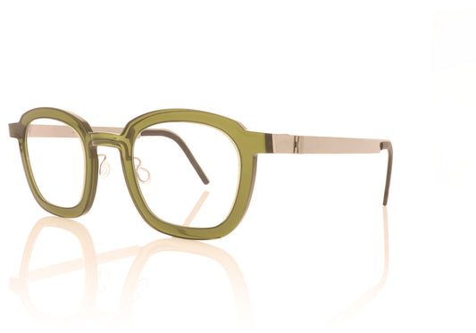 Lindberg acetanium 1050 AK32 Green Glasses - Angle