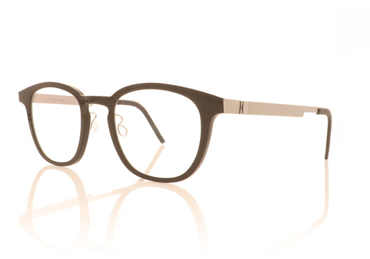 Lindberg acetanium 1051 AK24 Black Glasses - Angle