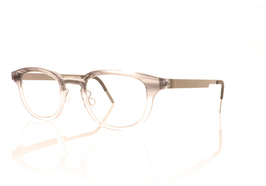 Lindberg 1507 AK11 10 Grey Tortoise Glasses - Angle