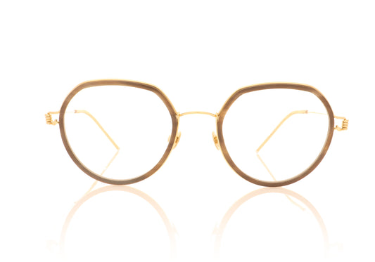 Lindberg Gillian Precious H50 Unica Tortoise Gold Glasses - Front