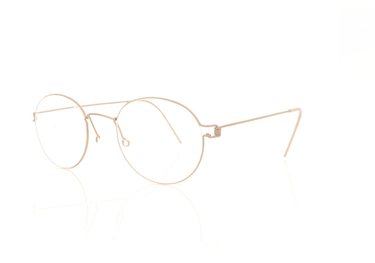 Lindberg Air Rim Morten 10 Silver Glasses - Angle