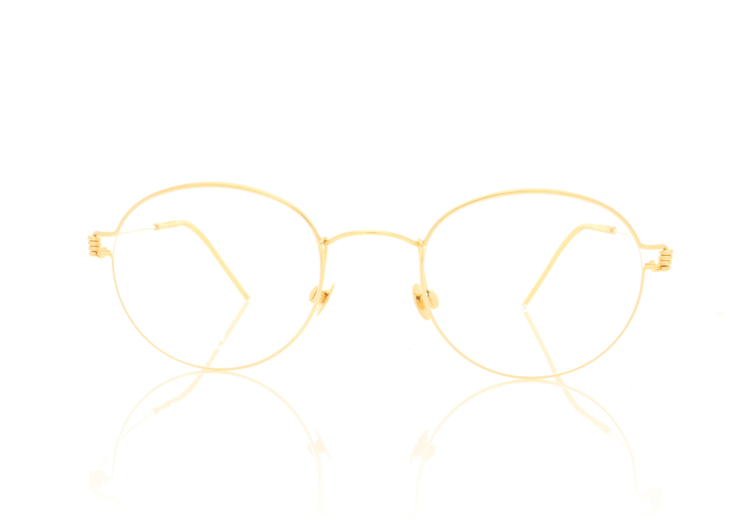 Lindberg Air Rim Morten Precious YG Gold Glasses - Front