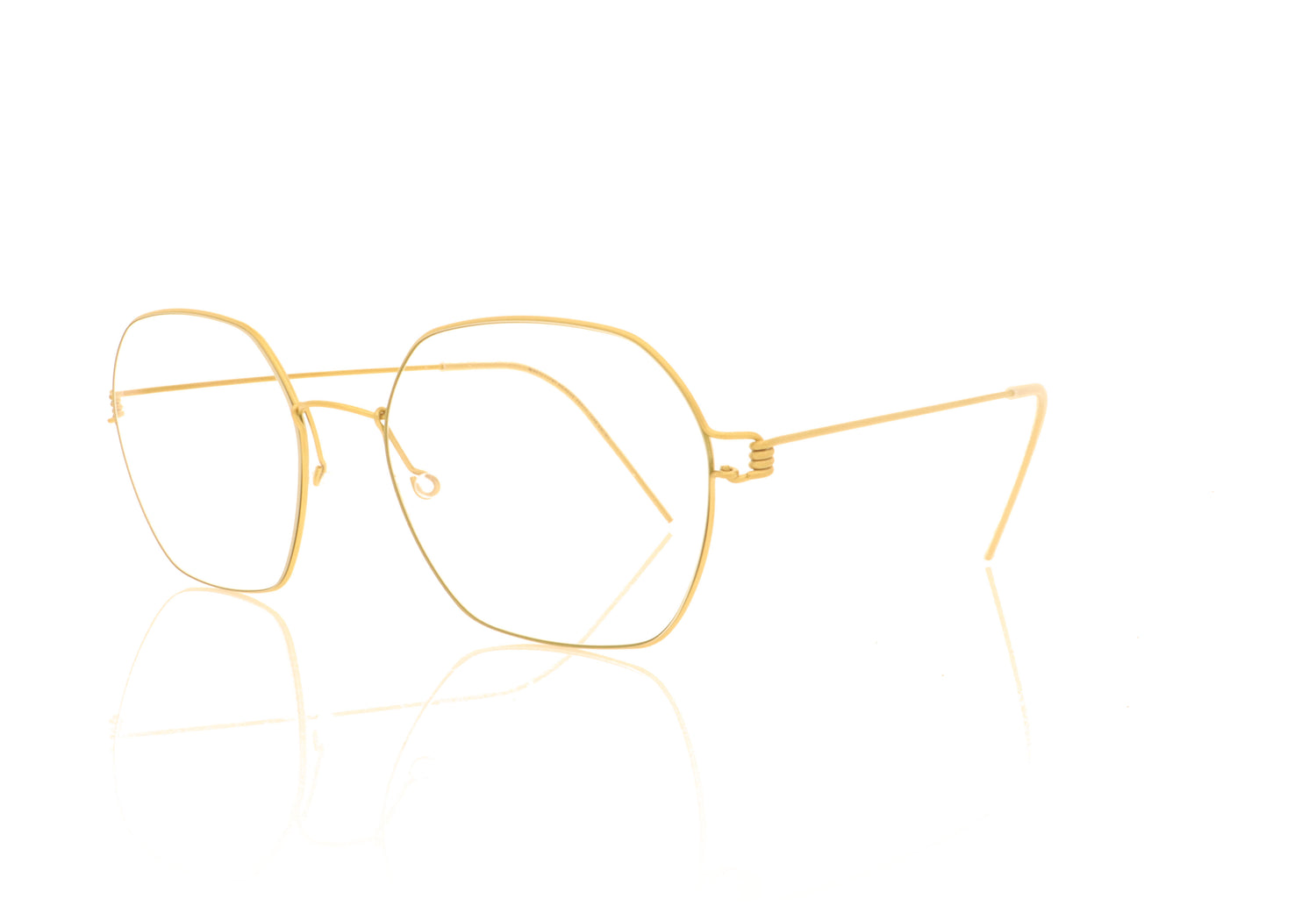 Lindberg Richelle GT Gold Glasses - Angle