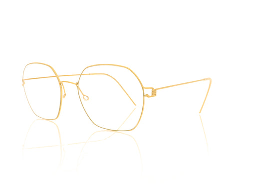 Lindberg Richelle GT Gold Glasses - Angle