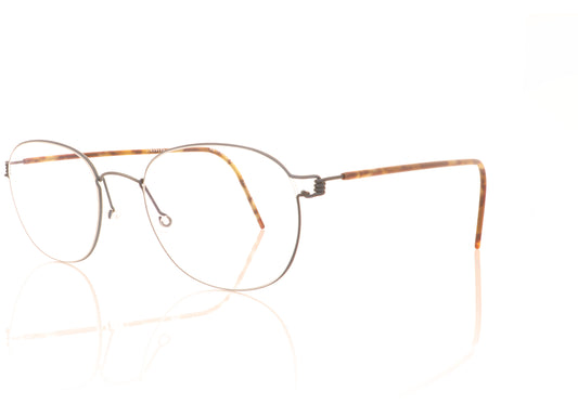 Lindberg Air Rim Robin U13 Blue Glasses - Angle