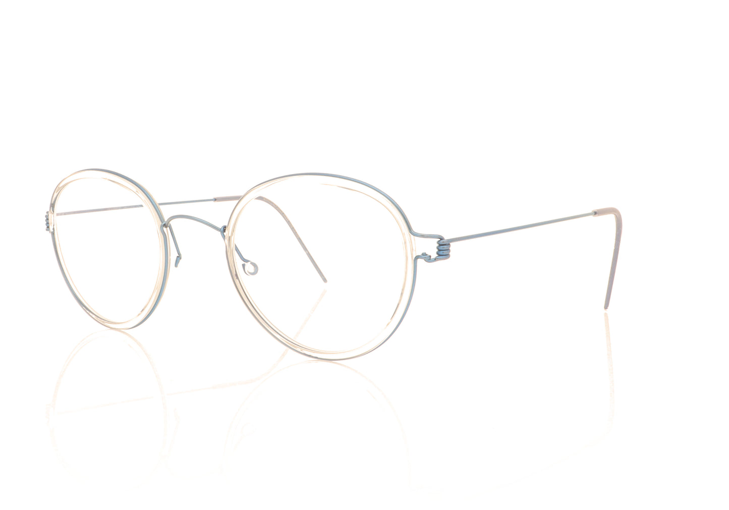 Lindberg Air Rim Jackie P20 Blue Glasses - Angle