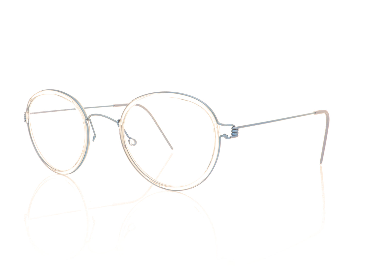 Lindberg Air Rim Jackie P20 Blue Glasses - Angle