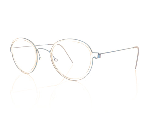 Lindberg Air Rim Jackie P20 Blue Glasses - Angle
