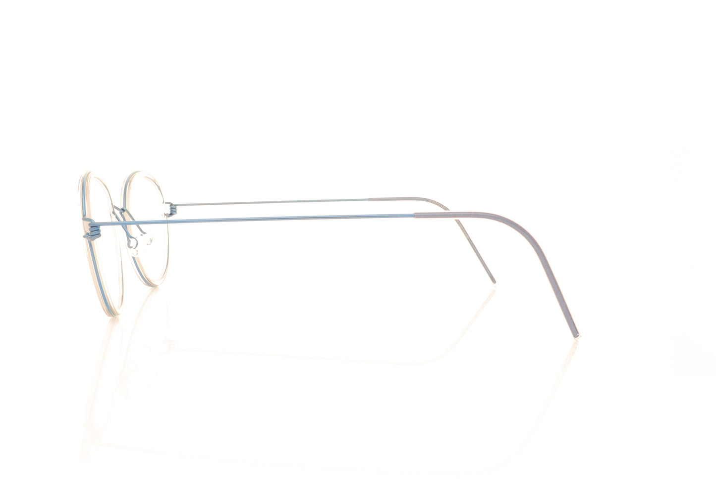 Lindberg Air Rim Jackie P20 Blue Glasses - Side