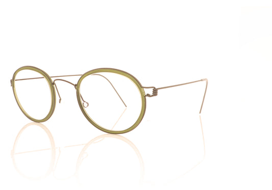 Lindberg Air Rim Lex K175 U9 Green Glasses - Angle