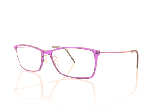 Lindberg Lindberg now_ 6503 T802 C13 / Col 75 purple Glasses - Angle