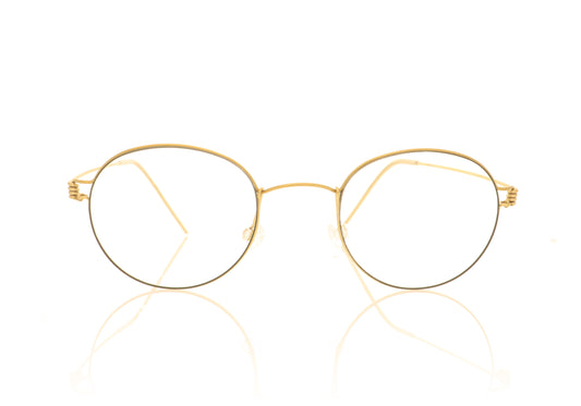 Lindberg Morten GT GR85 Matte Gold Glasses - Front
