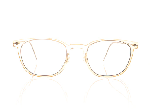 Lindberg 6609 C21 Crystal Brown Glasses - Front