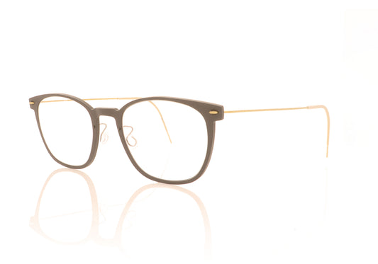 Lindberg 6609 D15 Black Glasses - Angle