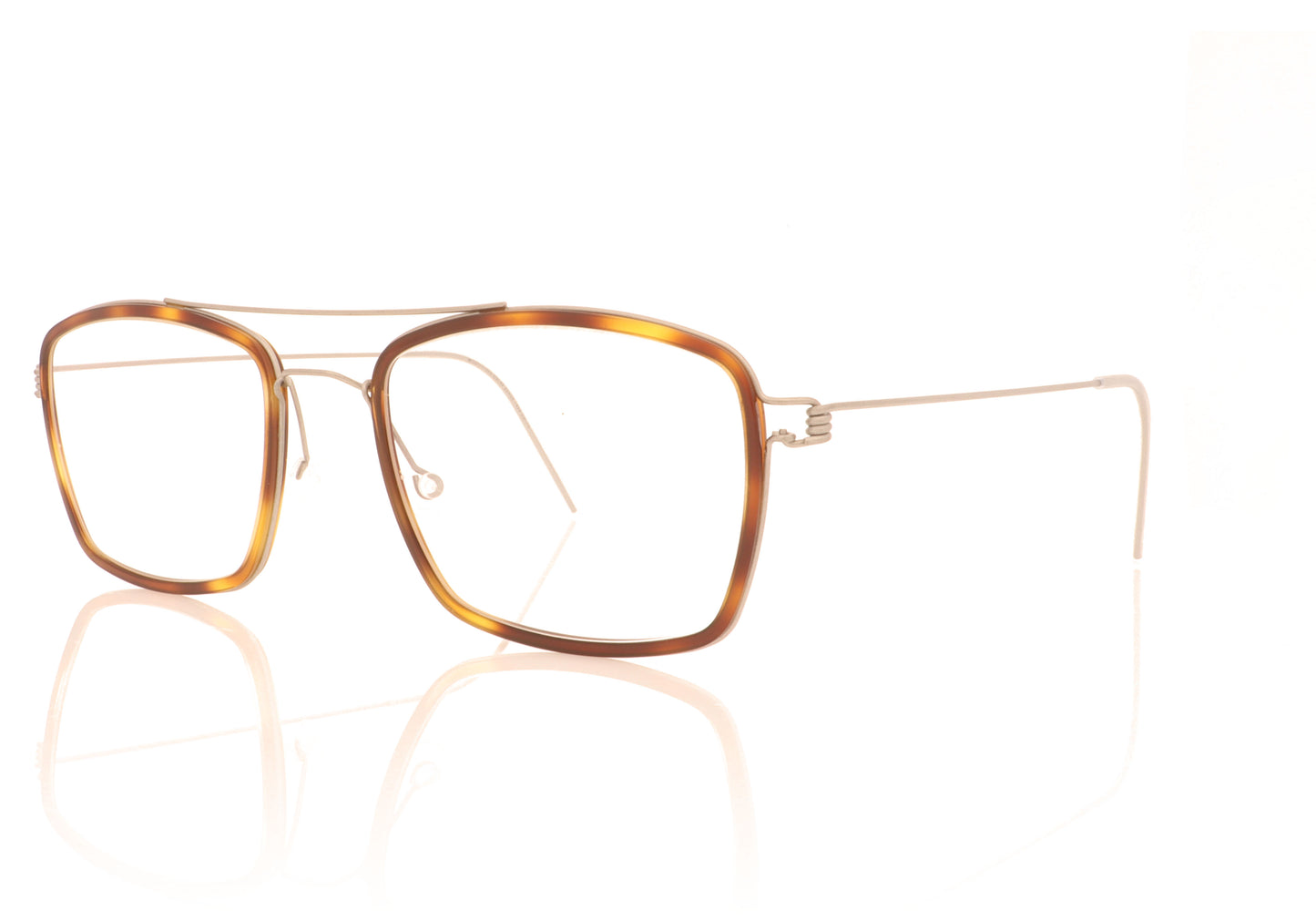 Lindberg Air Rim Oscar 10 K256 Tortoise Glasses - Angle