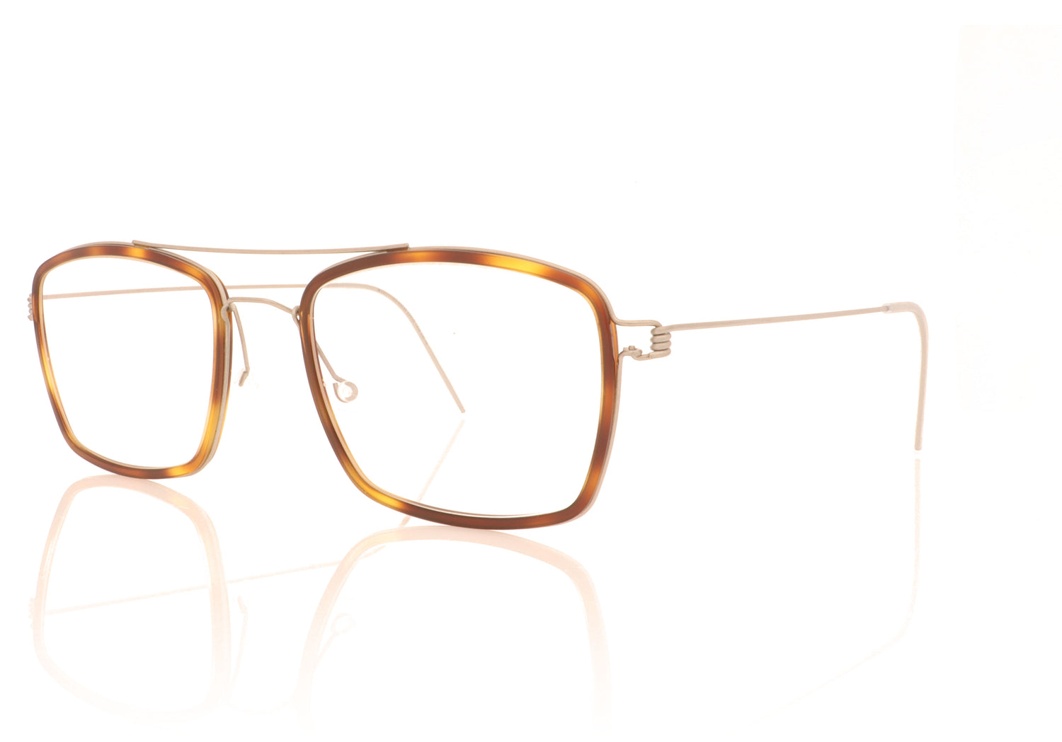 Lindberg Air Rim Oscar 10 K256 Tortoise Glasses - Angle