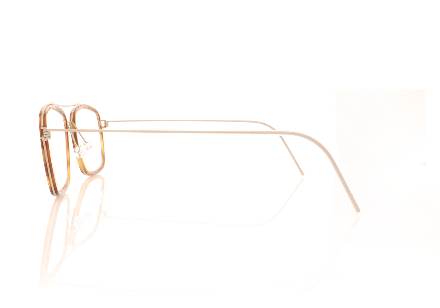 Lindberg Air Rim Oscar 10 K256 Tortoise Glasses - Side