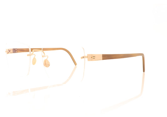 Lindberg spirit 2369 847AQ medium brown Glasses - Angle