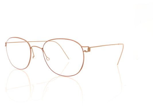 Lindberg Air Rim Robin U12 GC92 Brown Glasses - Angle