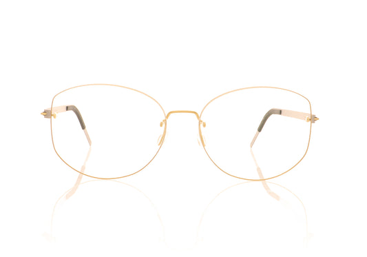 Lindberg 2457 EE05 GT T614 Gold Glasses - Front