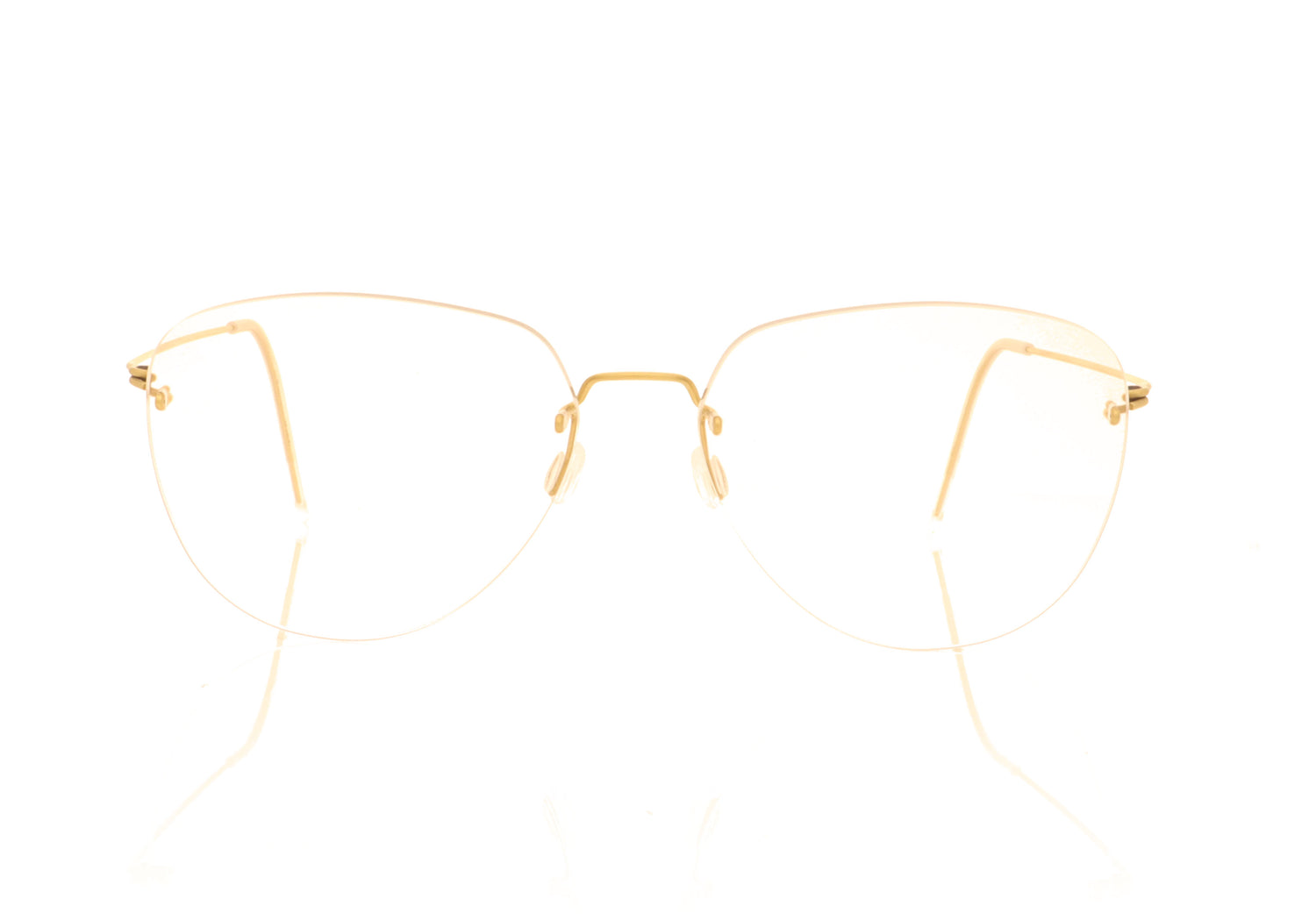 Lindberg 2465 GT Gold Glasses - Front