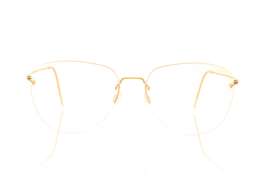 Lindberg 2465 GT Gold Glasses - Front