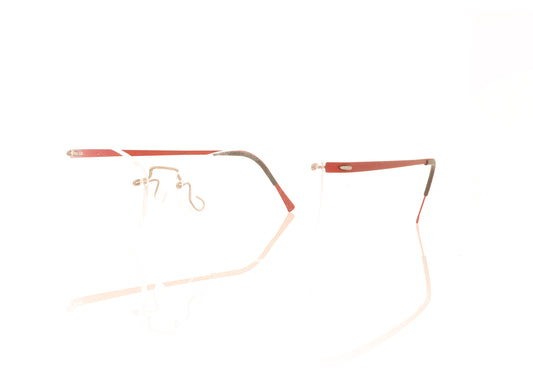 Lindberg Spirit T600 Shape 2358 U33/P10 Red Glasses - Angle