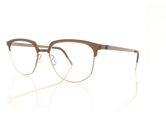 Lindberg 9850 PU9 Black Glasses - Angle