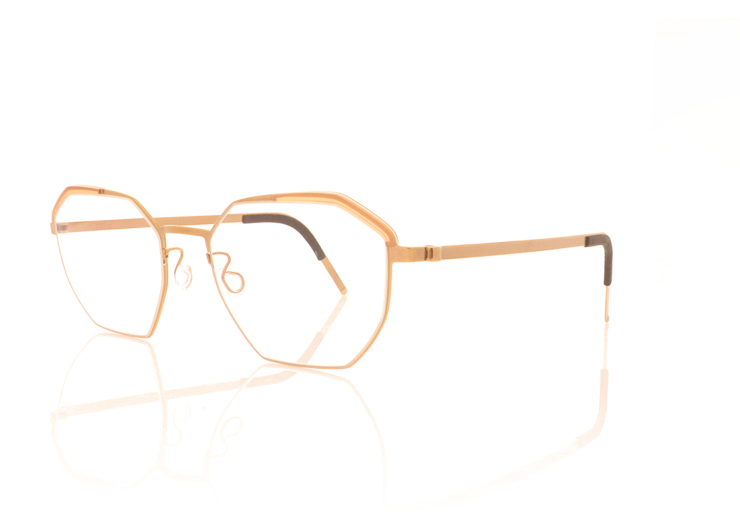 Lindberg 9854 K238/PU15 Bronze Glasses - Angle