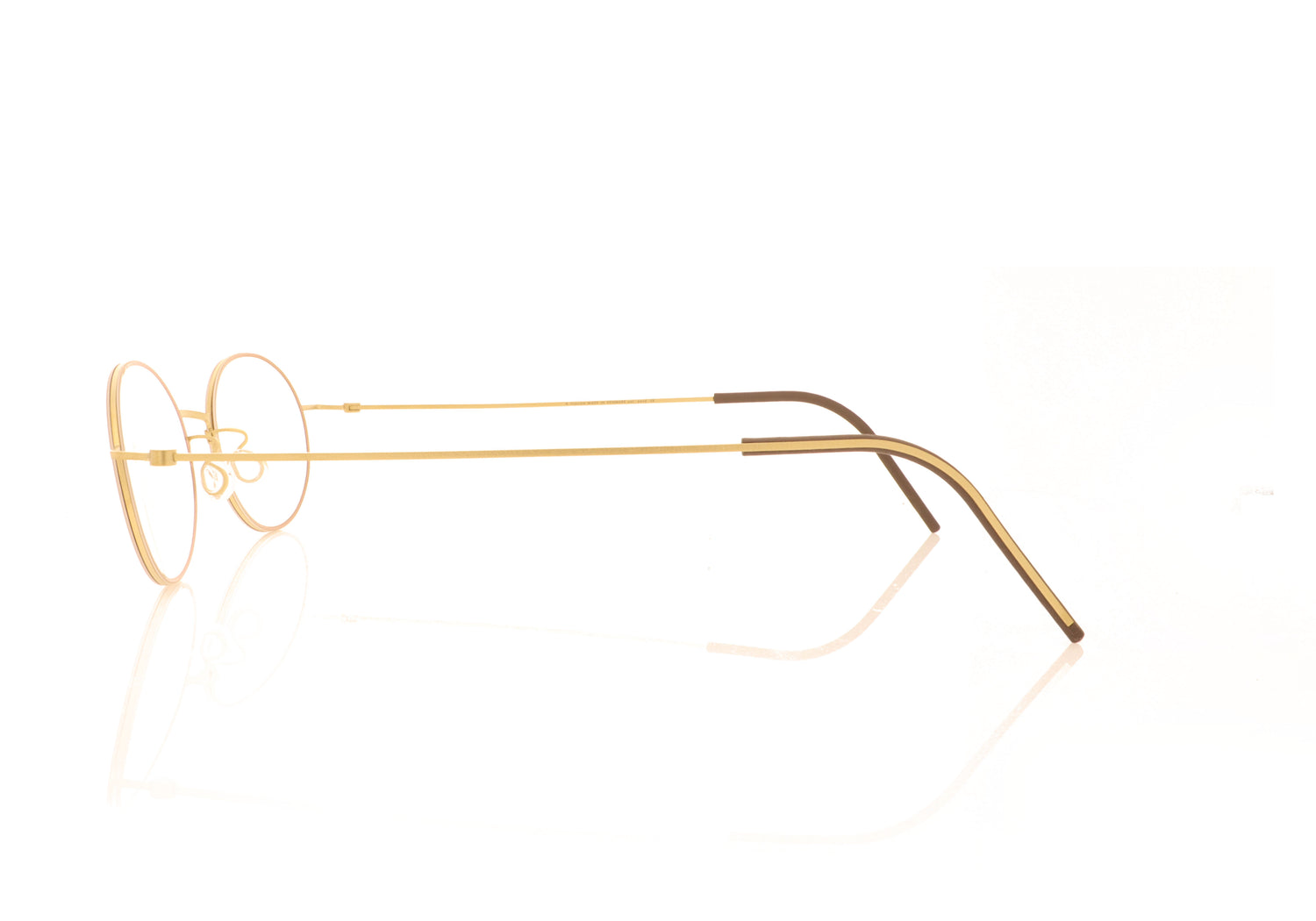 Lindberg 5503 GT Gold Glasses - Side