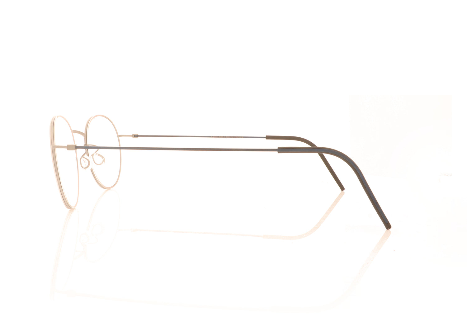 Lindberg 5504 05 U13 GR72 Silver Glasses - Side