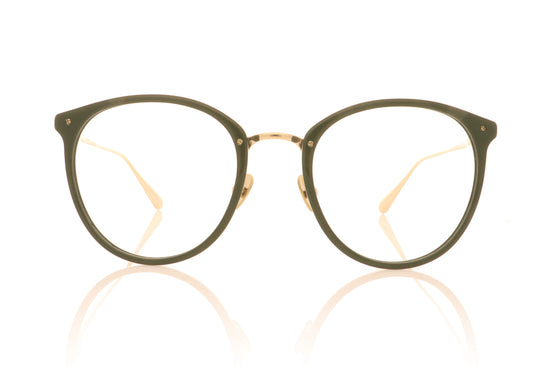 Linda Farrow Calthorpe C83 Green Glasses - Front