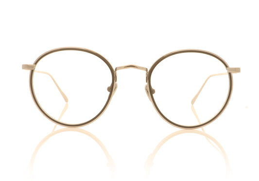 Linda Farrow Comer C3 Silver Glasses - Front