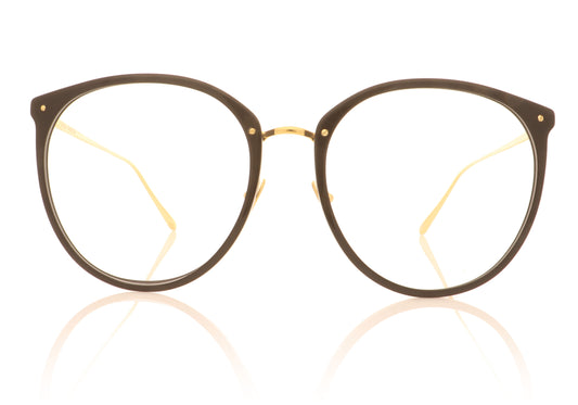 Linda Farrow Kings C7 Black Glasses - Front