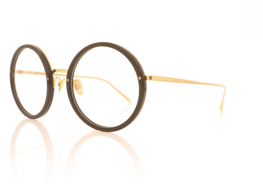 Linda Farrow Tracy C1 Black Glasses - Angle