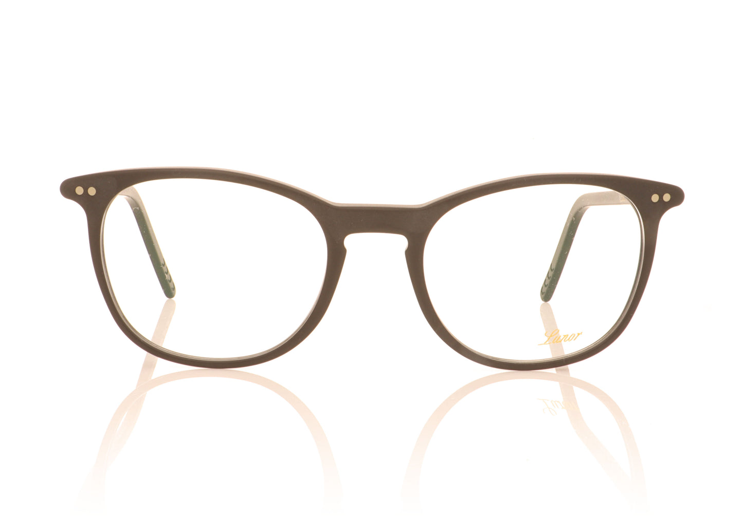 Lunor LU607 1M Matte Black Glasses - Front