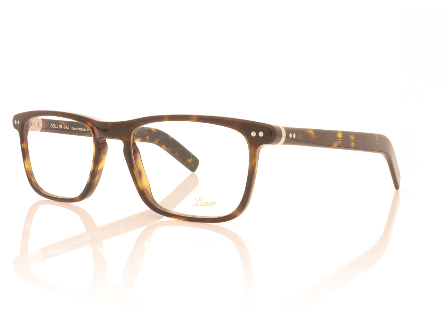 Lunor LU250 A6 Model 250 02 Tortoise Glasses - Angle