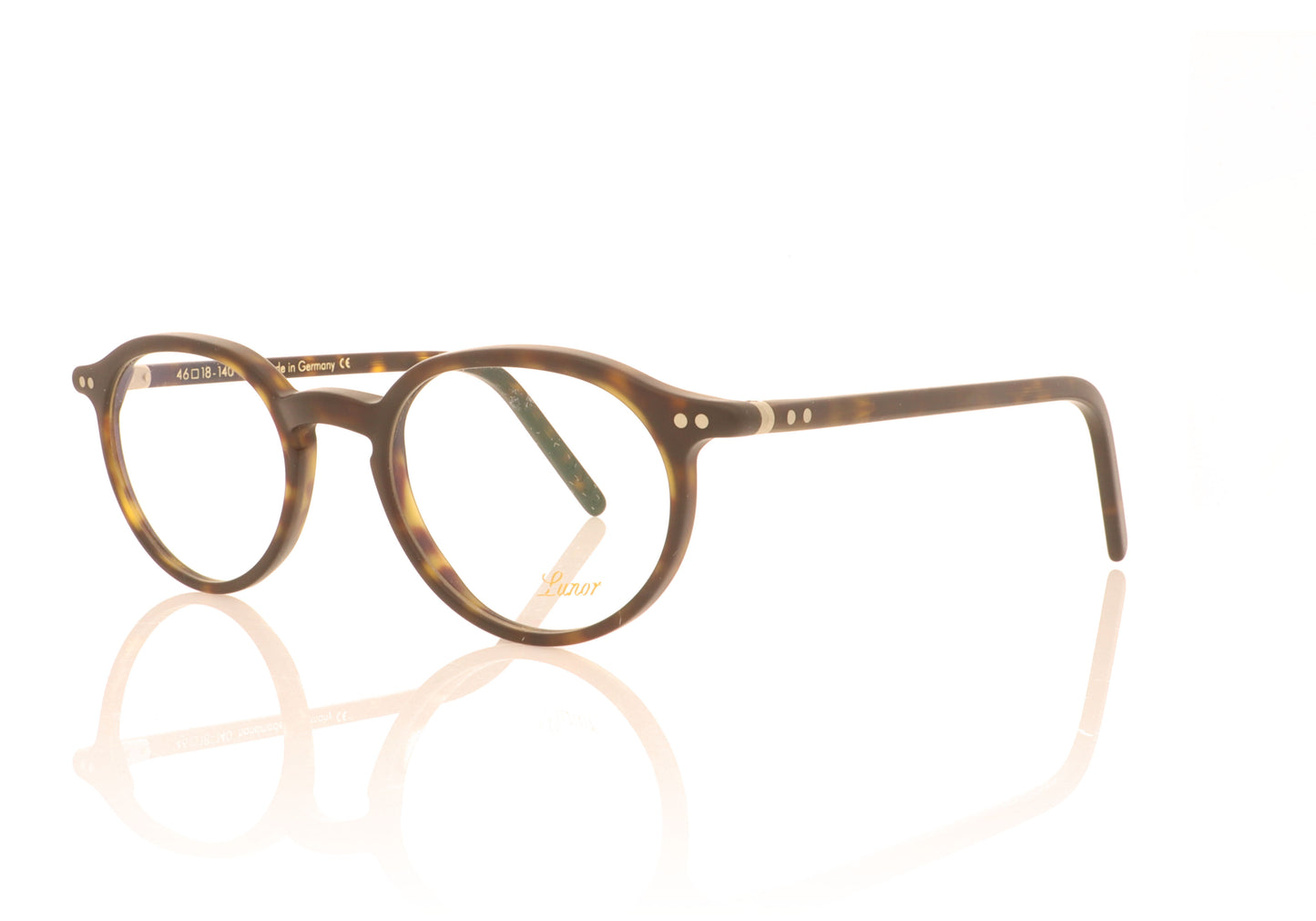 Lunor LU215 02M Tortoise Glasses - Angle