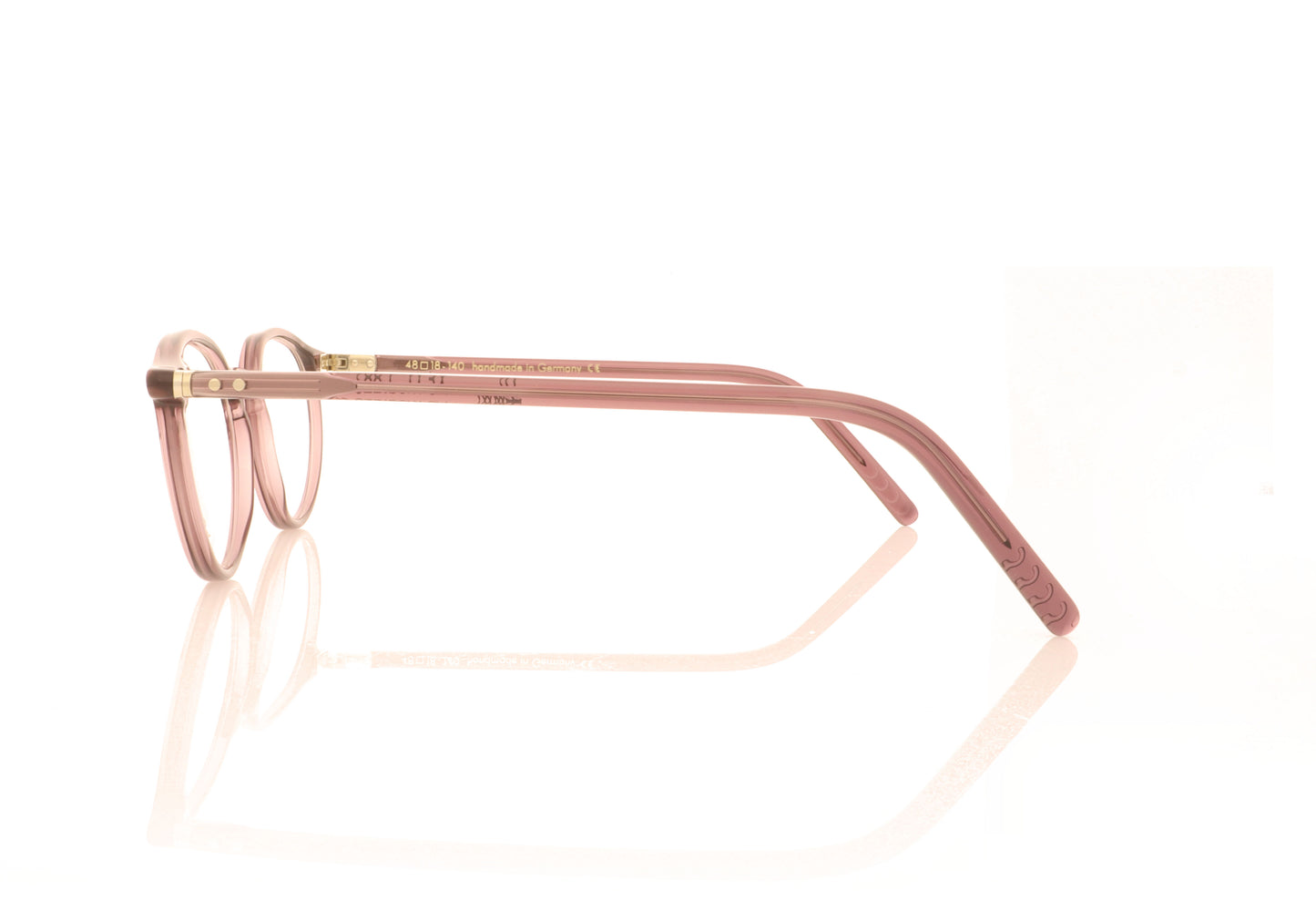 Lunor LU226 55 Purple Glasses - Side