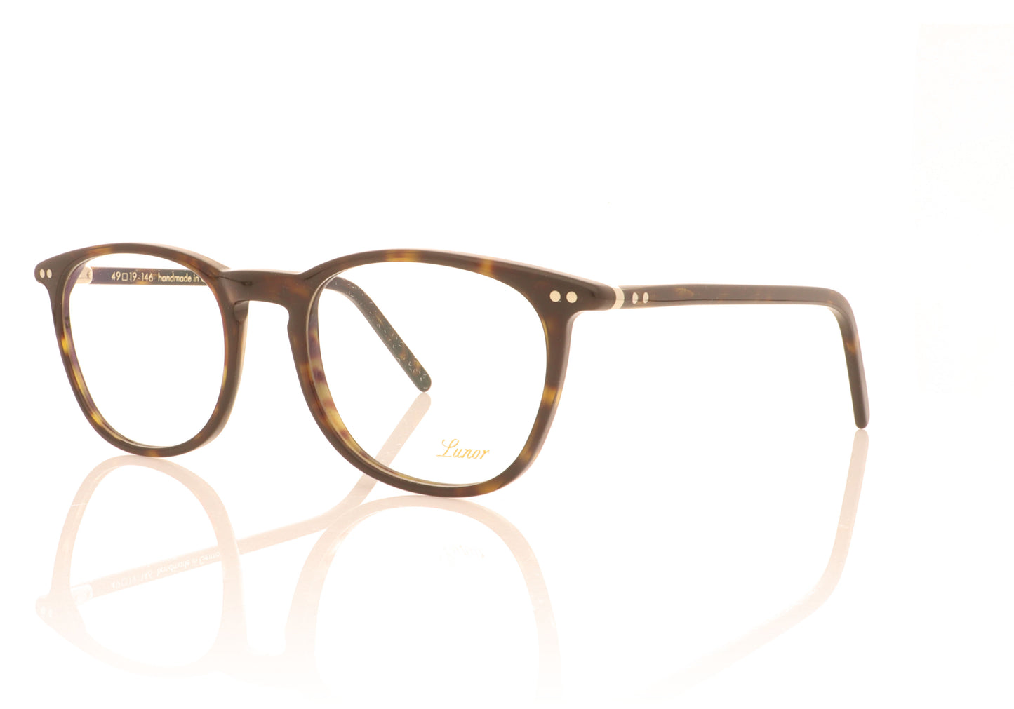 Lunor LU234 02 Tortoise Glasses - Angle