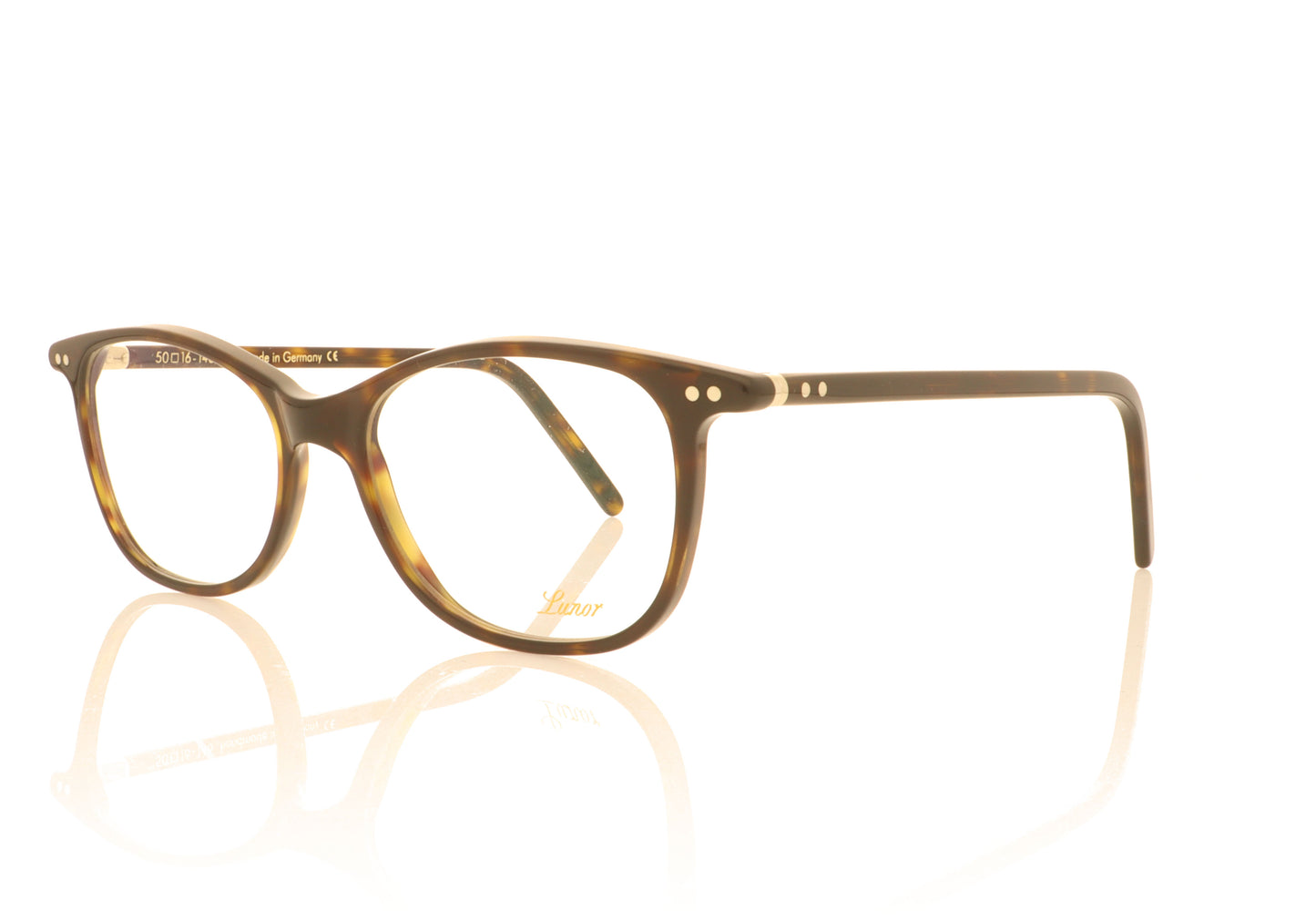 Lunor LU603 2 Tortoise Glasses - Angle