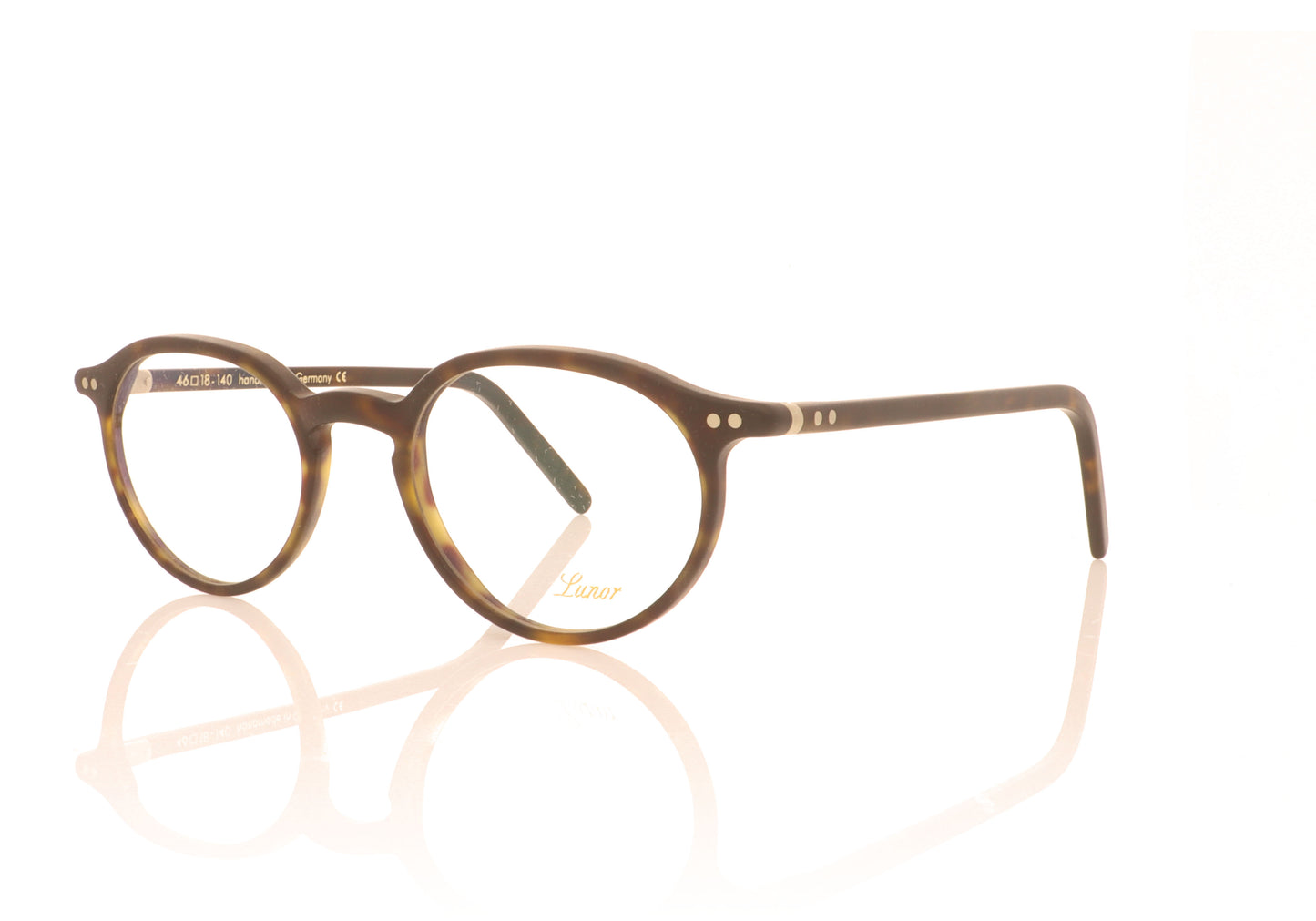Lunor LU605 18M Tortoise Glasses - Angle