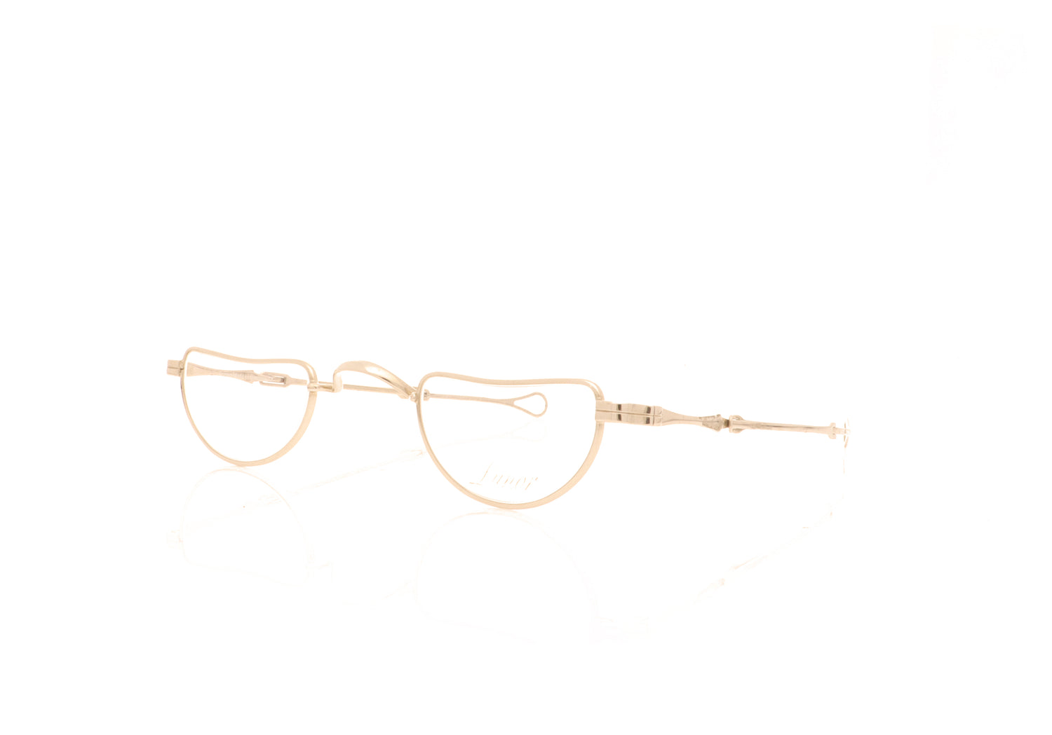 Lunor LU I 06 GP Gold Glasses - Angle