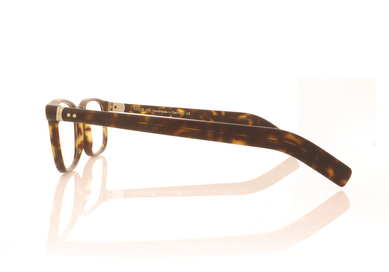 Lunor LU255 Lunor 255 Matte Tortoise 02M Glasses - Side