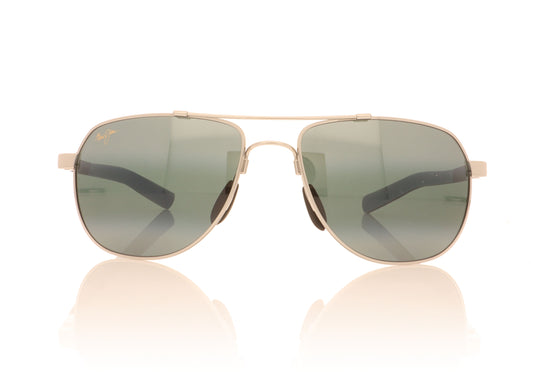 Maui Jim Guardrails 17 Silver Sunglasses - Front