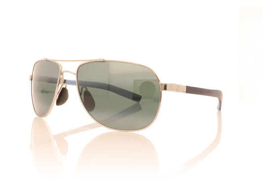 Maui Jim Guardrails 17 Silver Sunglasses - Angle