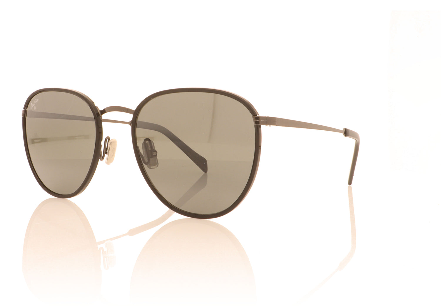 Maui Jim Noni MJ854 02 Black Gloss Sunglasses - Angle