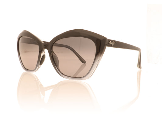 Maui Jim Lotus 02J Black Sunglasses - Angle