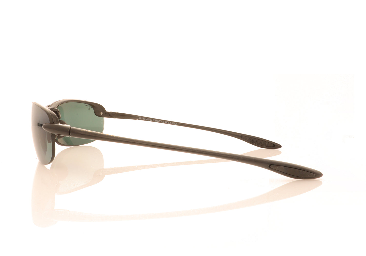 Maui Jim MJ805 Makaha 220 Gloss Black Sunglasses - Side