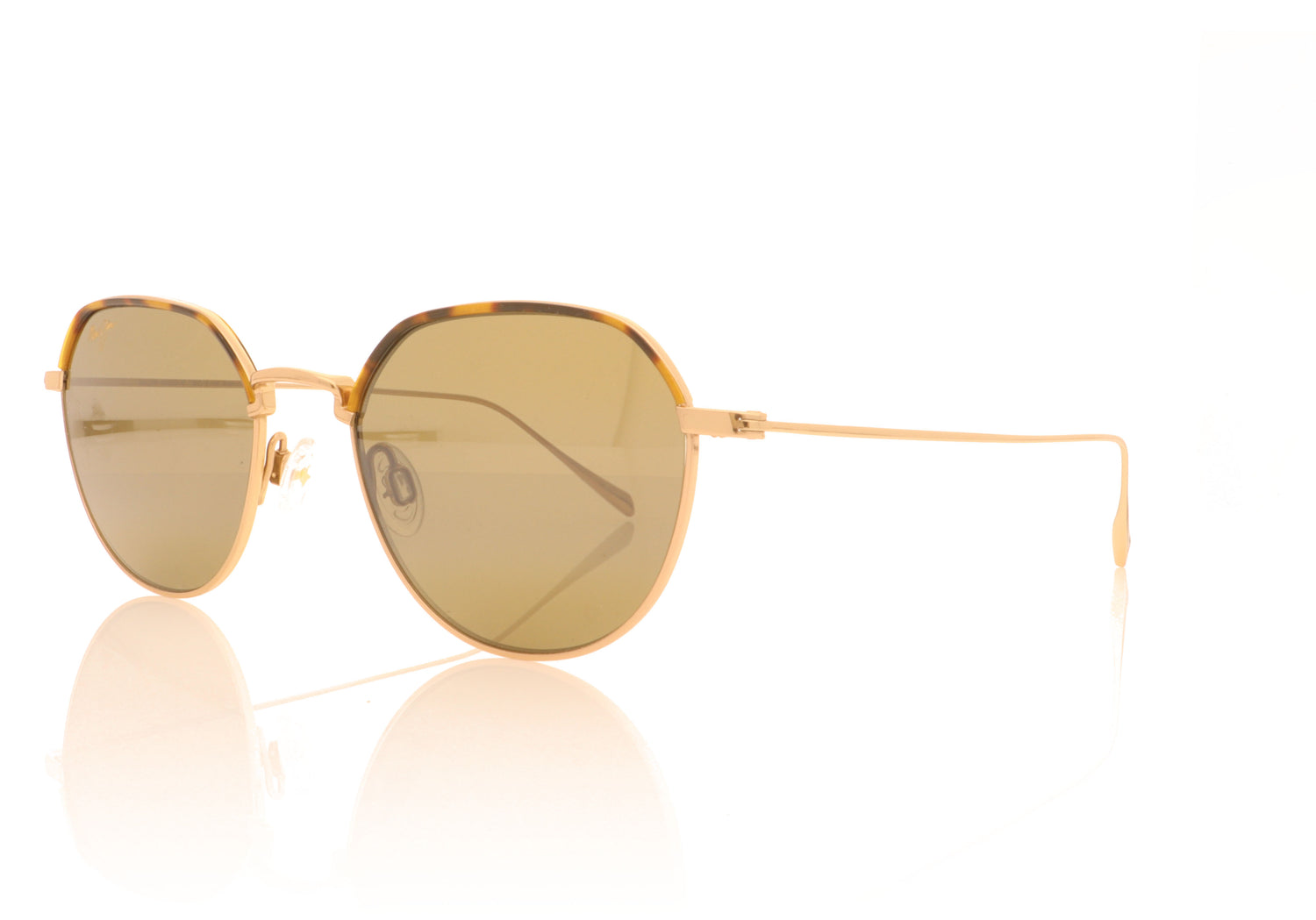 Maui Jim Island Eyes 16 Gold Sunglasses - Angle